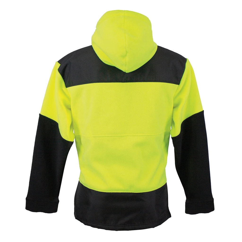 PM Hi Vis Hooded Fleece Bushshirt
