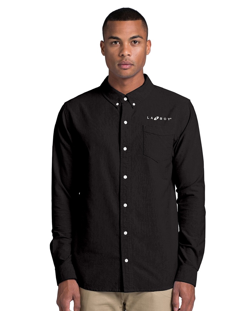 HH LaZboy Men's Oxford LS Shirt - Black 