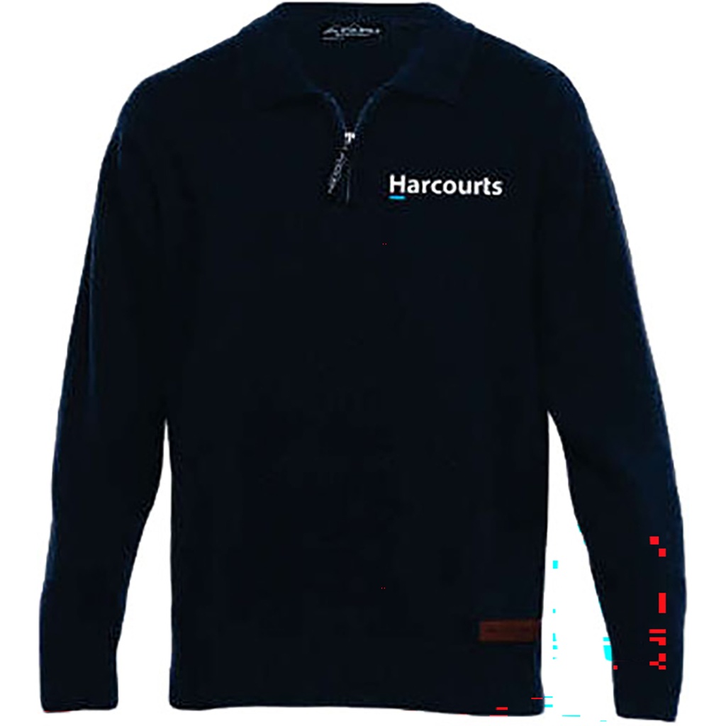 Harcourts 1/4 Zip Agri Station Jersey - Navy