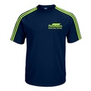 PM Safety DriFit Hi Vis Tee - Navy/Yellow 2026